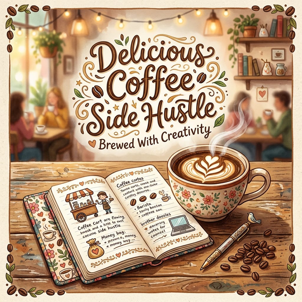 Delicious Coffee Side Hustle - Brewed With Creativity